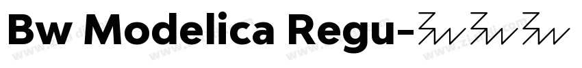 Bw Modelica Regu字体转换